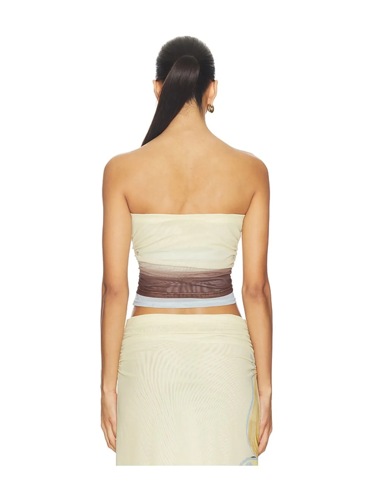 SOVERE DAHLIA トップ - Ivory,Brown. - 画像3