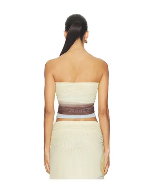 SOVERE DAHLIA トップ - Ivory,Brown. - サムネイル3