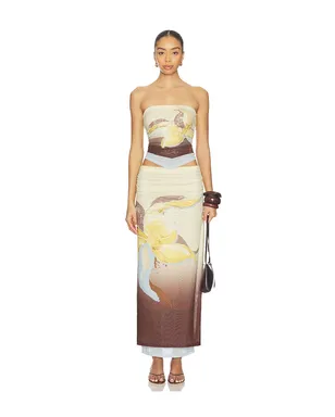 SOVERE DAHLIA トップ - Ivory,Brown. - サムネイル4