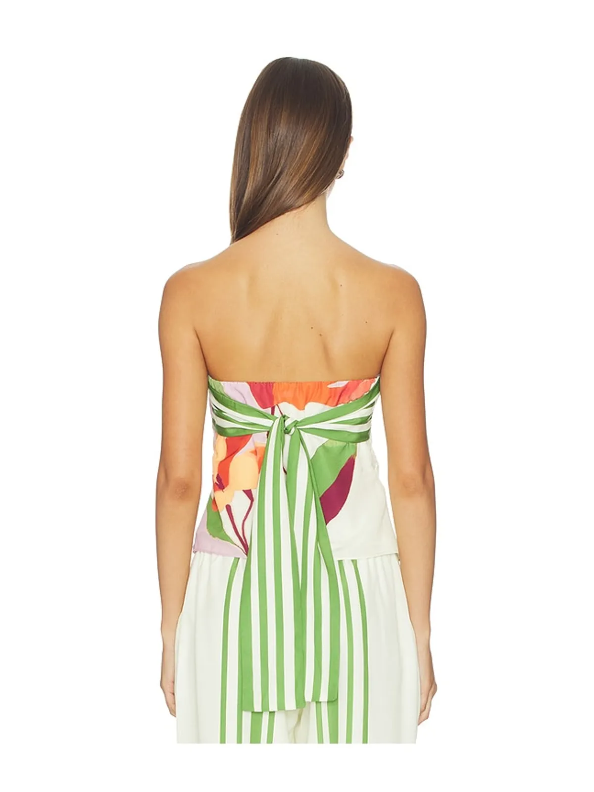 SOVERE KALEA トップ - White,Green. - 画像3