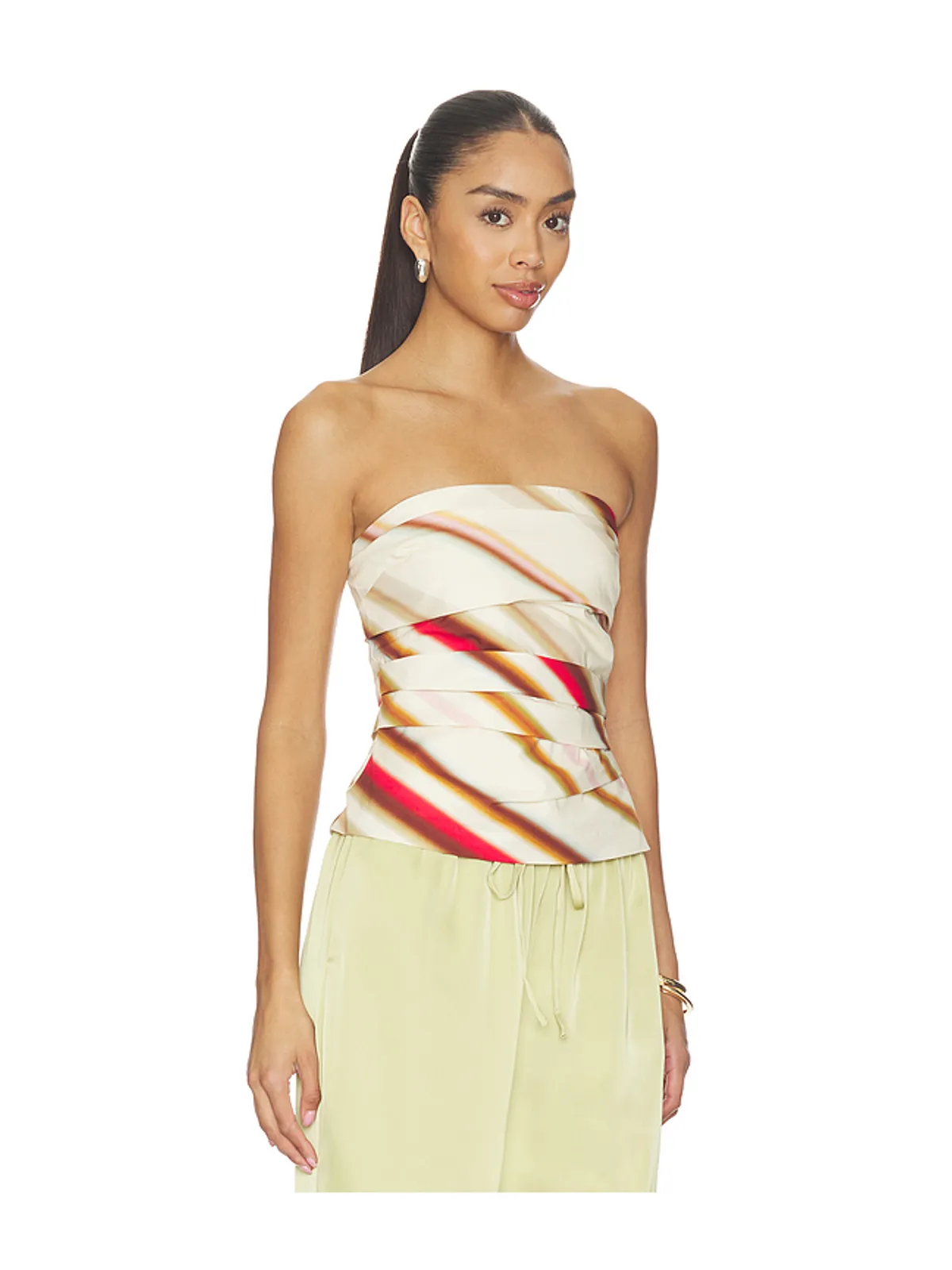 SOVERE CYRUS トップ - Beige,Red. - 画像2