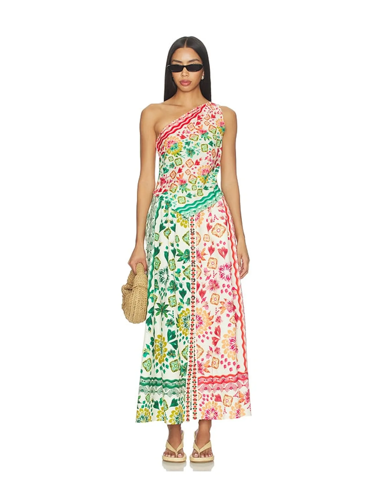 SALONI JUDI-B スカート - Green, Pink. - 画像5