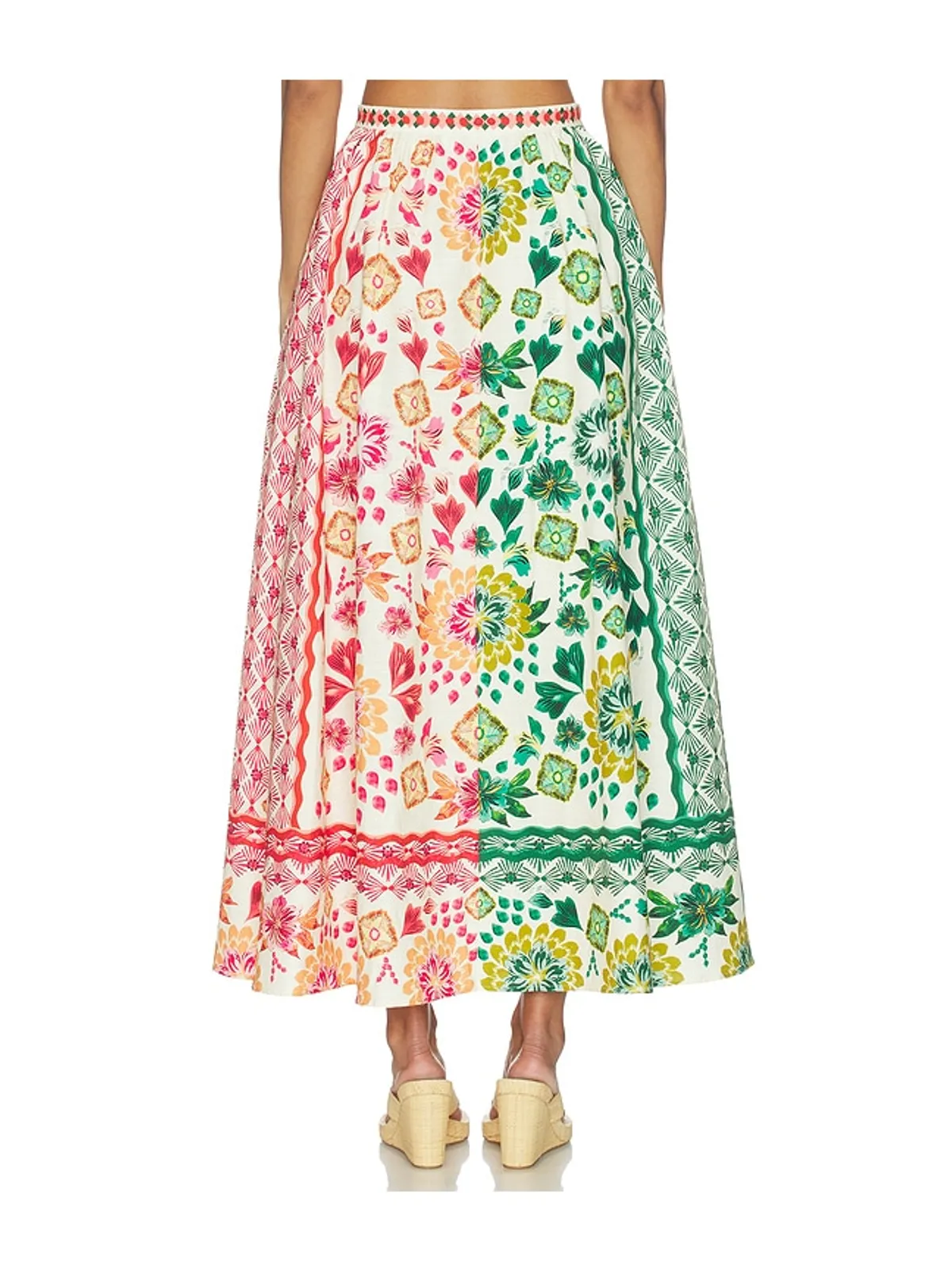 SALONI JUDI-B スカート - Green, Pink. - 画像4