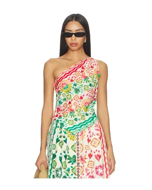 SALONI MADELINE トップ - Green, Pink. - サムネイル1