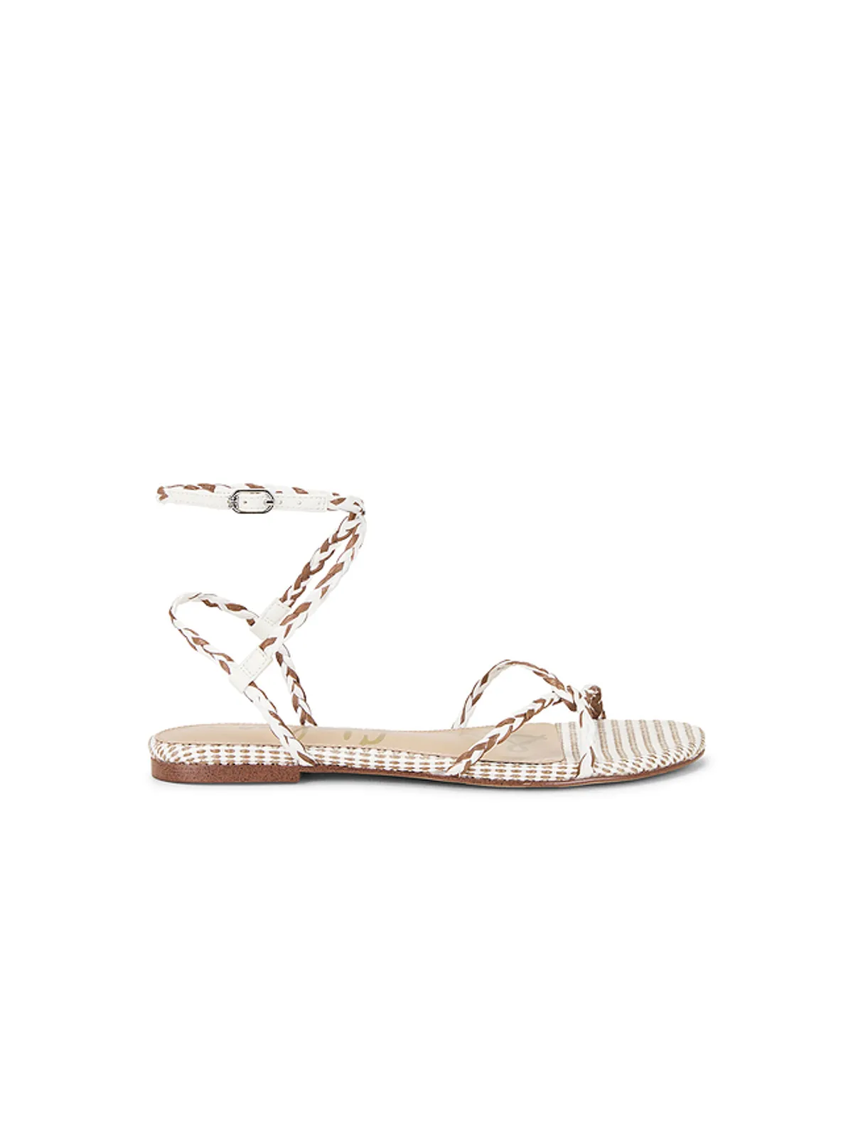 Sam Edelman ELLINA BRAID サンダル - Ivory,Taupe. - 画像1