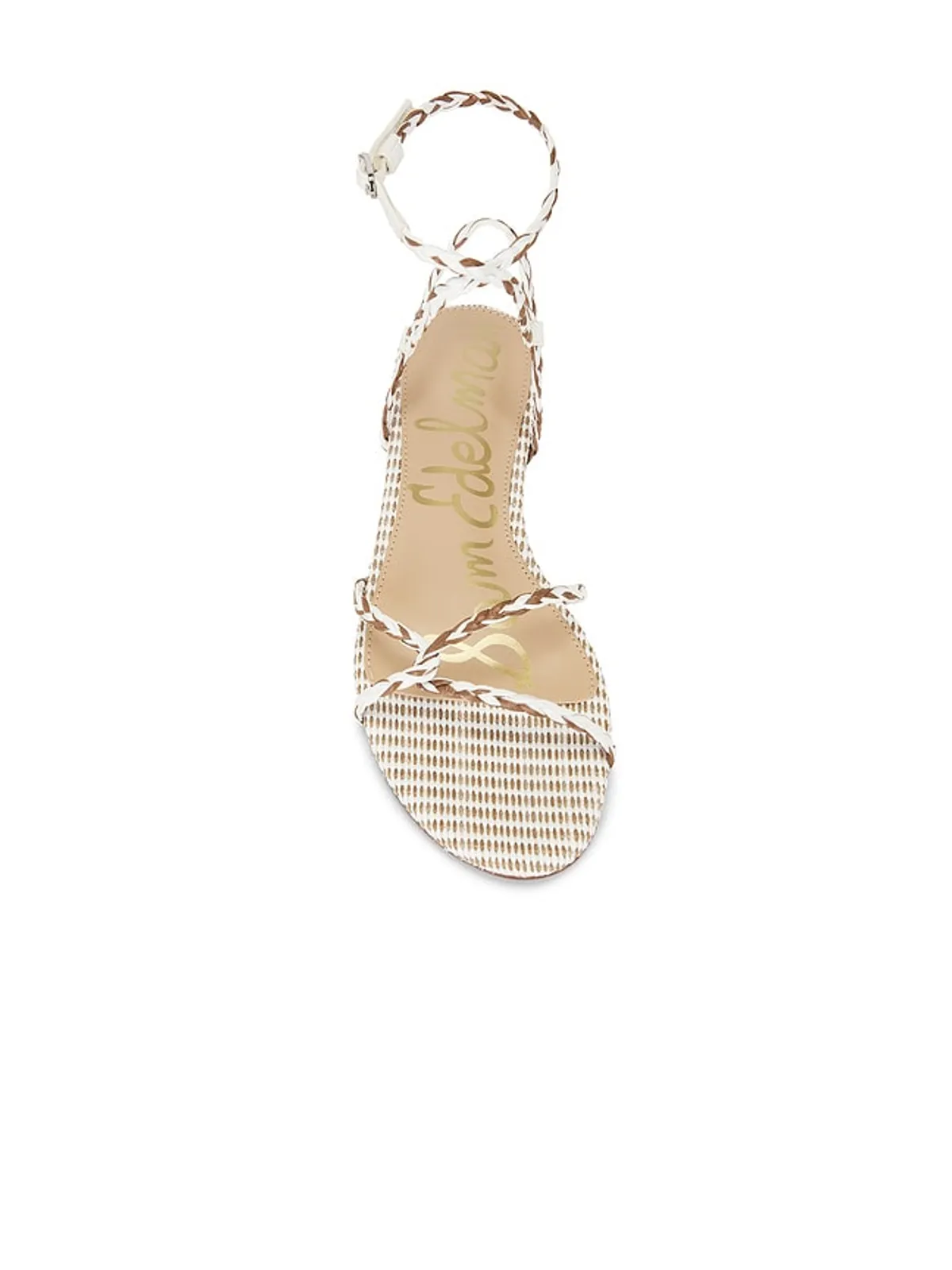 Sam Edelman ELLINA BRAID サンダル - Ivory,Taupe. - 画像4