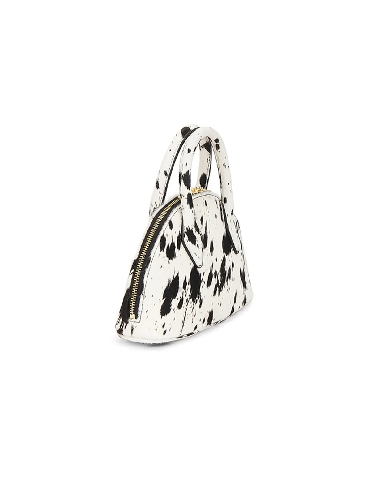Studio Amelia ADLER TOP HANDLE バッグ - Black,White. - 画像3