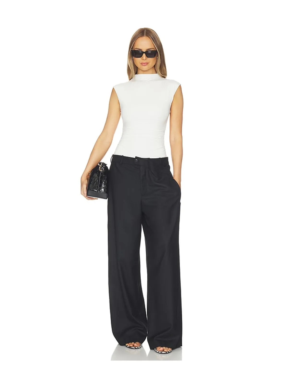 SANS FAFF Mock Neck Bamboo Bodysuit - 画像5