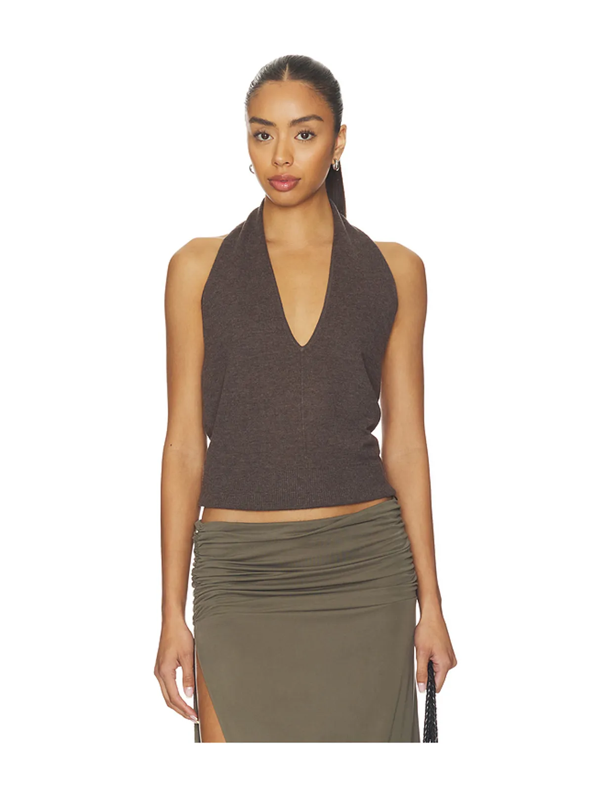 St. Agni Fine Merino Halter Top - 画像1