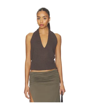 St. Agni Fine Merino Halter Top - サムネイル1