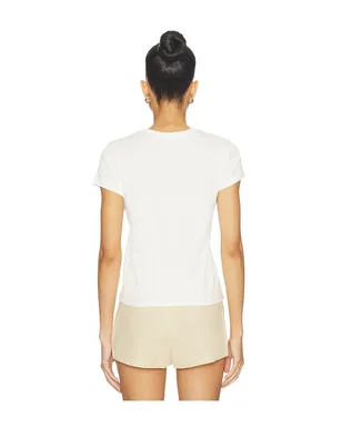 St. Agni オーガニックコットンVネックTシャツ - サムネイル3