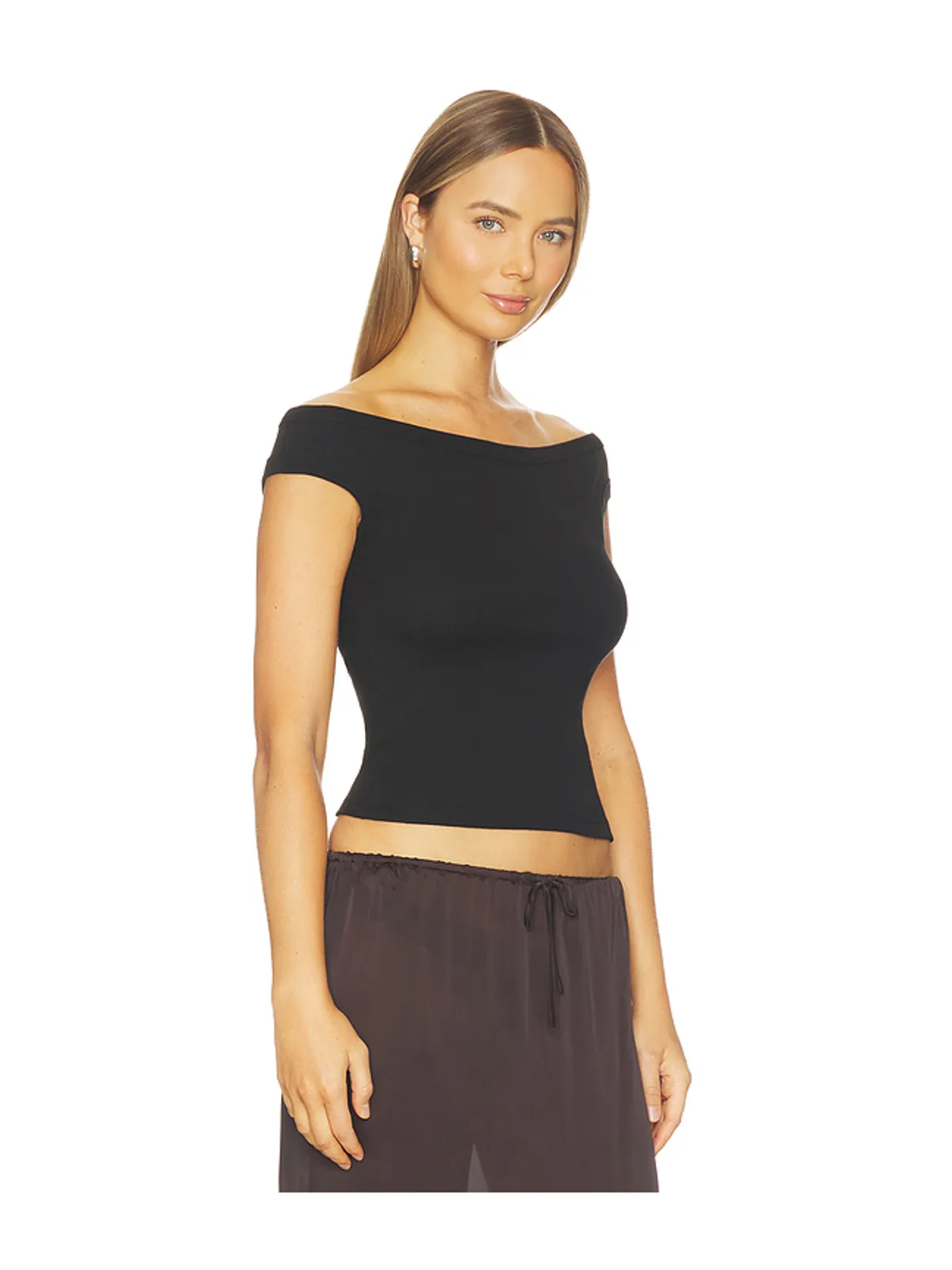St. Agni ORGANIC COTTON OFF ショルダートップ - 画像2