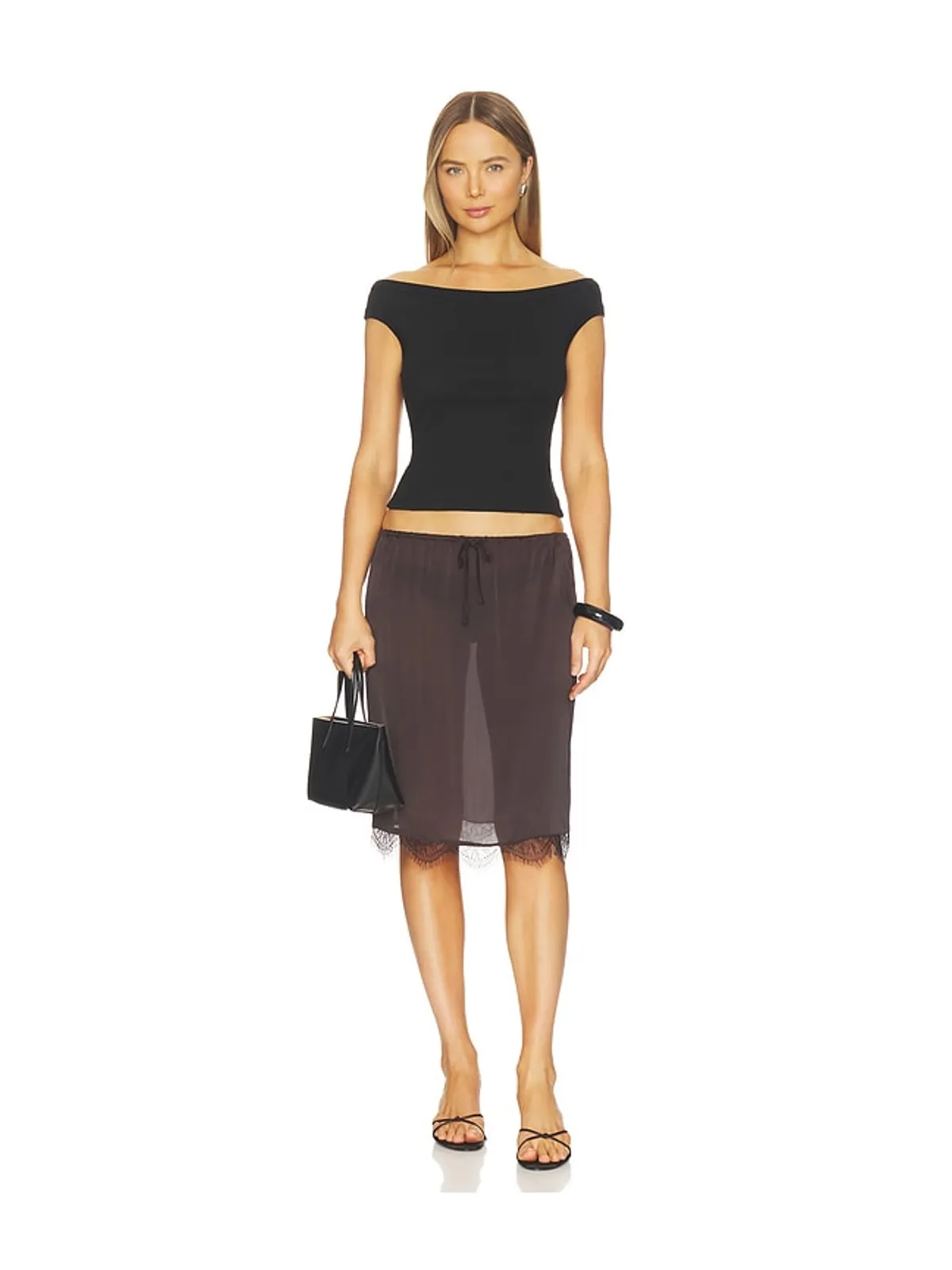 St. Agni ORGANIC COTTON OFF ショルダートップ - 画像4
