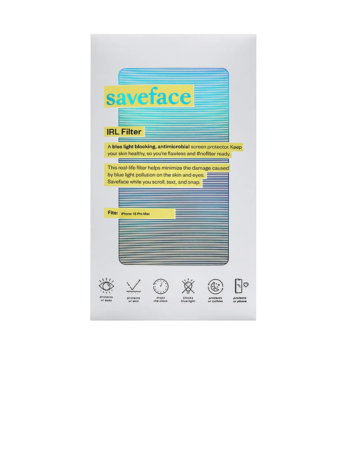 SAVEFACE BLUE LIGHT BLOCKING FILTER スクリーンプロテクター - 画像2