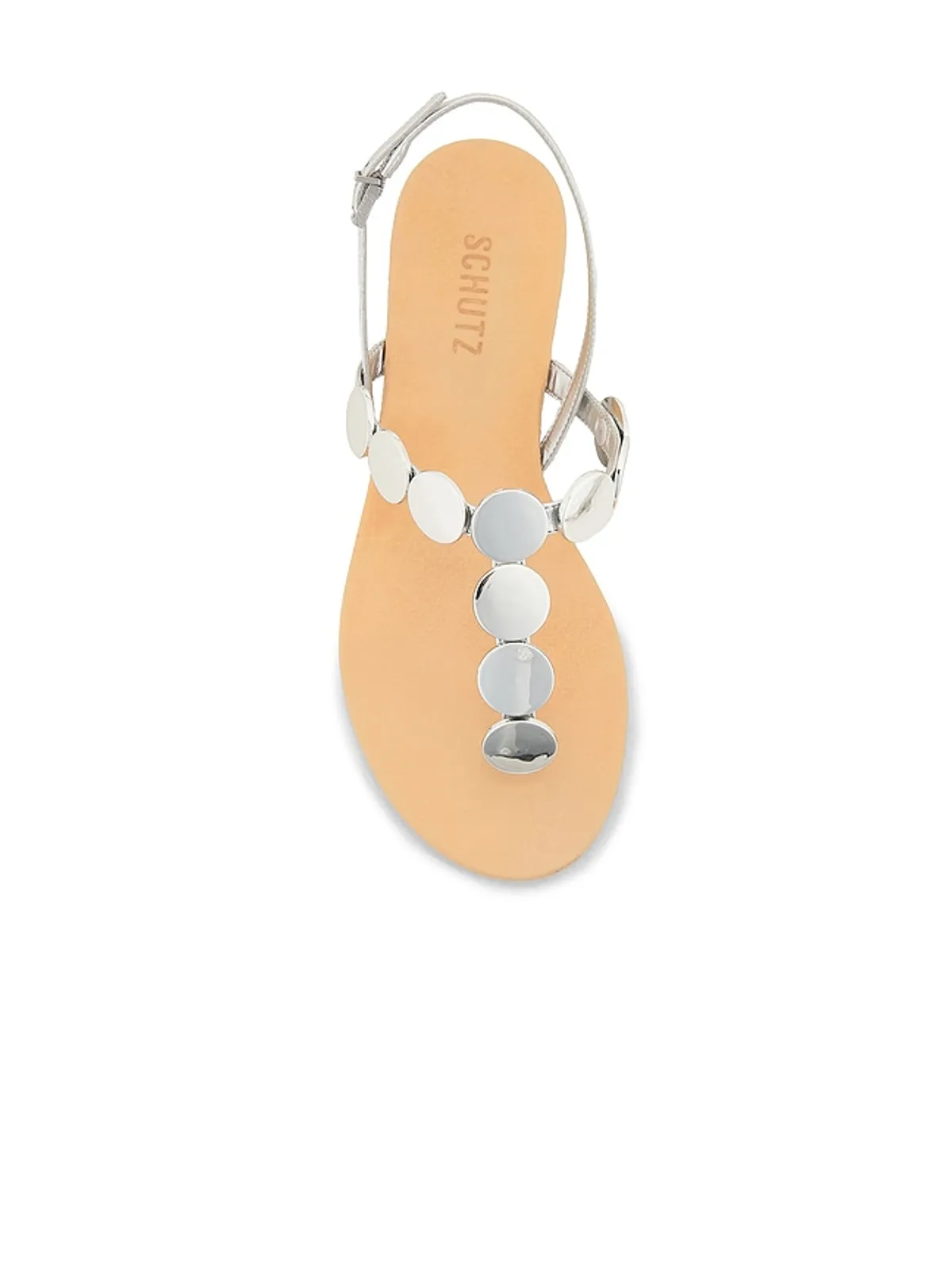Schutz ACACIA T サンダル - Metallic Silver, grey. - 画像4