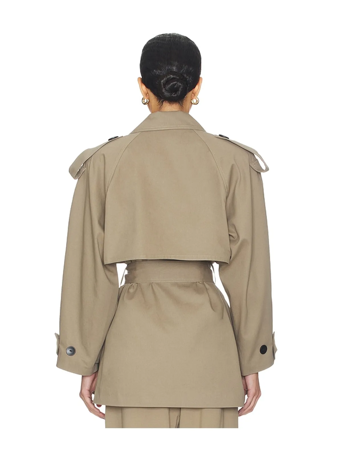 SELMACILEK KHAKI TERRA トレンチコート - 画像3