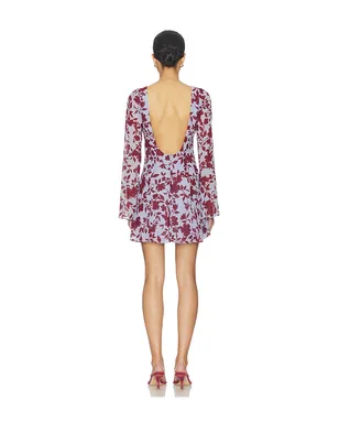 Stone Cold Fox JENNA ドレス - Red,Slate. - サムネイル4