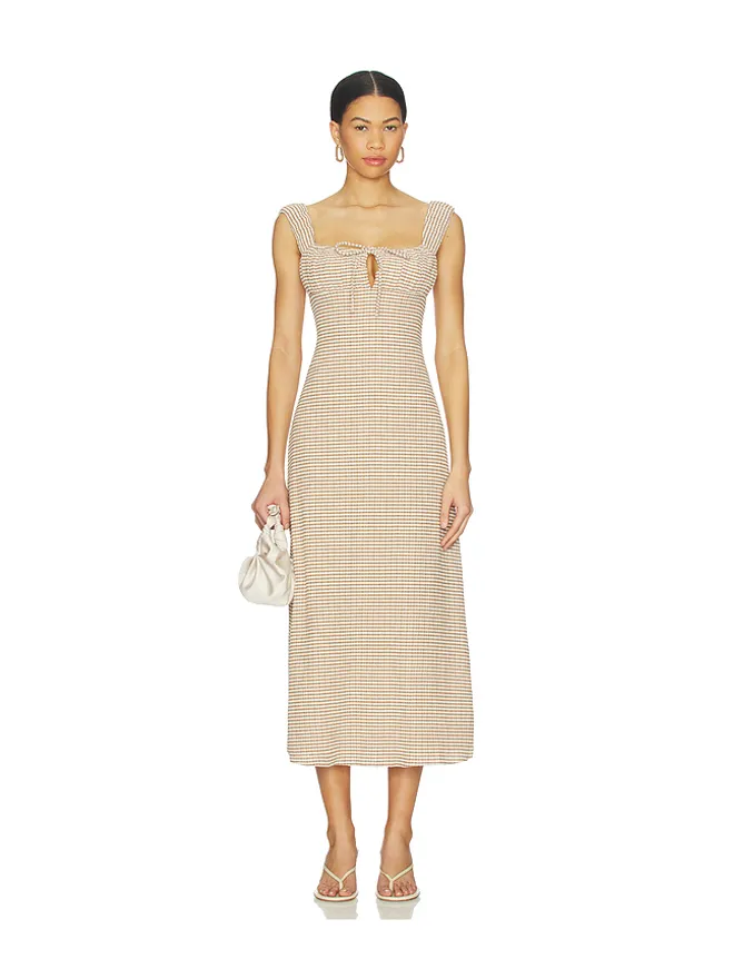 Stone Cold Fox Stone Cold Fox LENI ドレス - Taupe,Cream.の商品画像