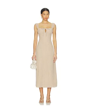 Stone Cold Fox LENI ドレス - Taupe,Cream. - サムネイル1