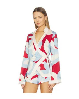 SEVEN WONDERS AMOREE トップ - Red, Baby Blue. - サムネイル2