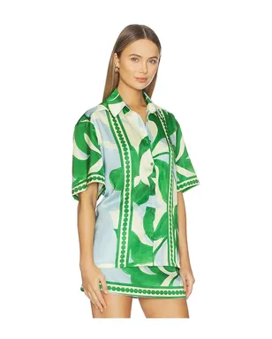 SEVEN WONDERS AUBRIE トップ - Green, Baby Blue. - サムネイル3