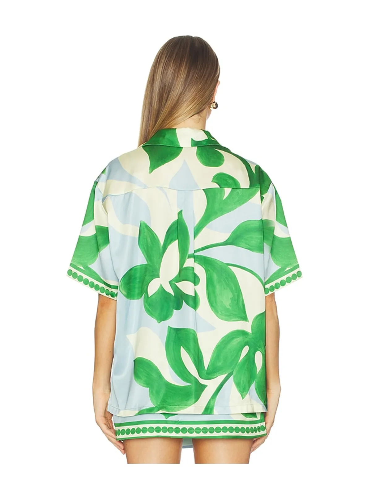 SEVEN WONDERS AUBRIE トップ - Green, Baby Blue. - 画像4