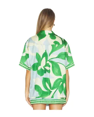 SEVEN WONDERS AUBRIE トップ - Green, Baby Blue. - サムネイル4