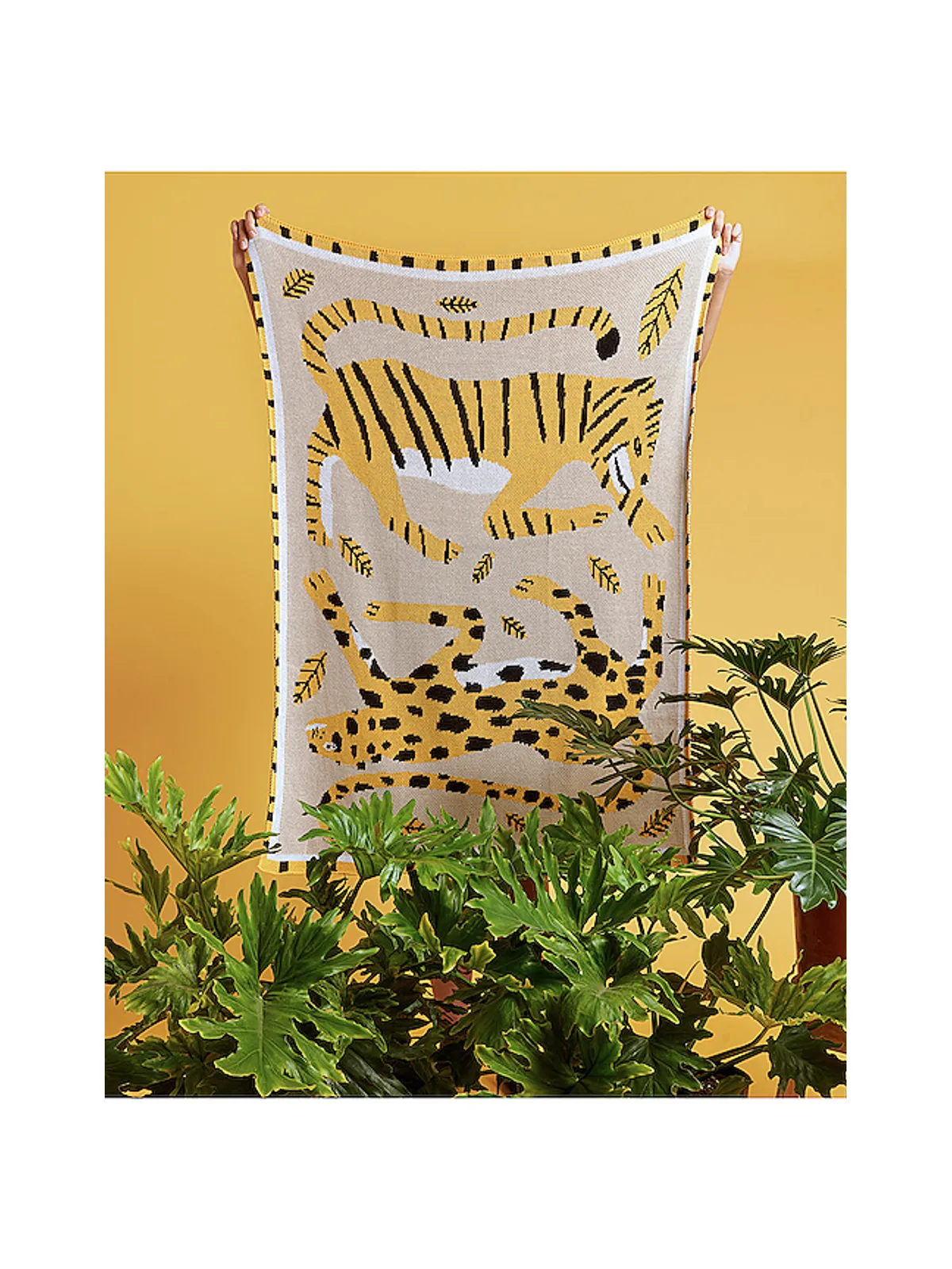 Slowdown Studio BIG CATS MINI BLANKET ミニブランケット - 画像2