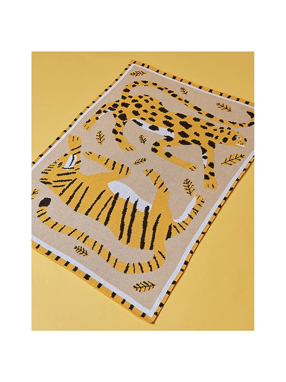 Slowdown Studio BIG CATS MINI BLANKET ミニブランケット - 画像4