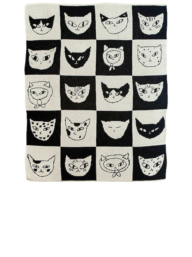 Slowdown Studio Slowdown Studio CAT BINGO MINI BLANKET ミニブランケットの商品画像