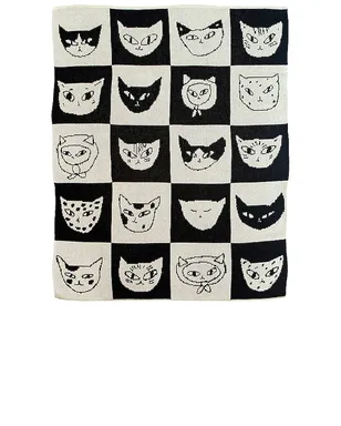 Slowdown Studio CAT BINGO MINI BLANKET ミニブランケット - サムネイル1