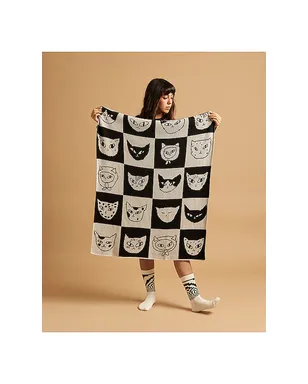 Slowdown Studio CAT BINGO MINI BLANKET ミニブランケット - サムネイル2