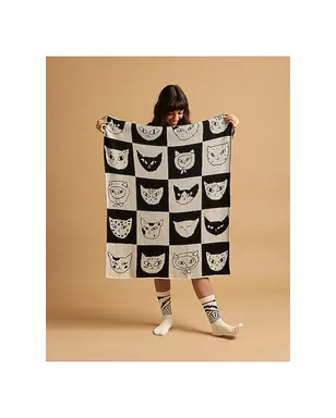 Slowdown Studio CAT BINGO MINI BLANKET ミニブランケット - サムネイル4