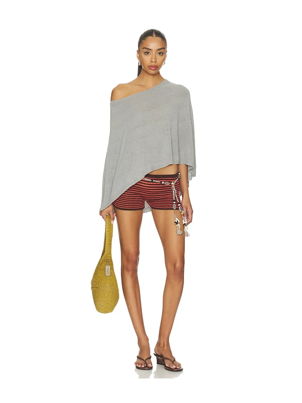 SNDYS MISTY KNIT ポンチョ - 画像4
