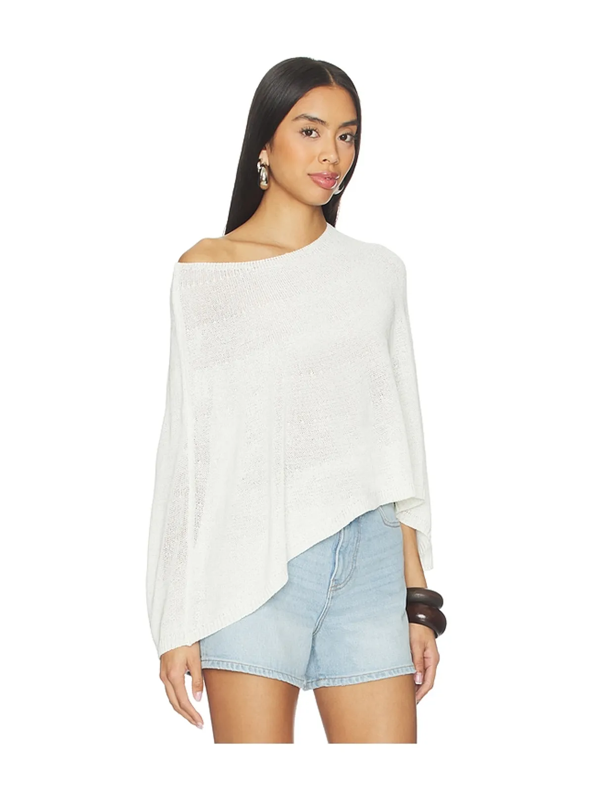 SNDYS MISTY KNIT ポンチョ - 画像3