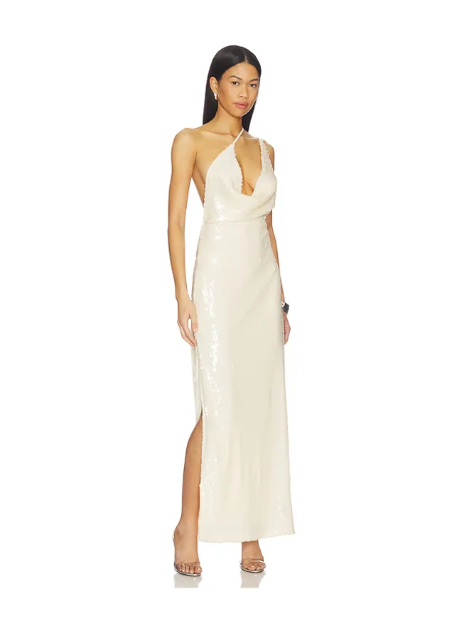 SNDYS SNDYS JOHANNA SEQUIN MAXI ドレスの商品画像