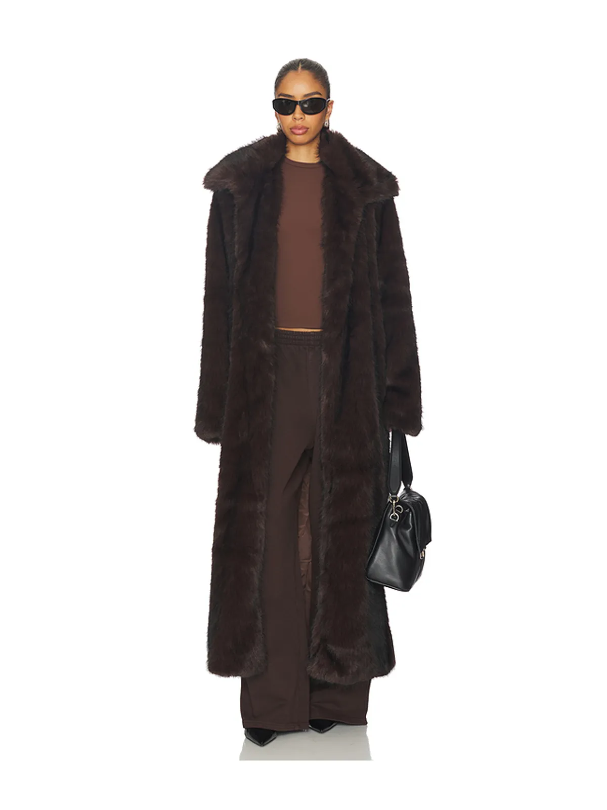 SNDYS FAUX FUR TRENCH コート - 画像1