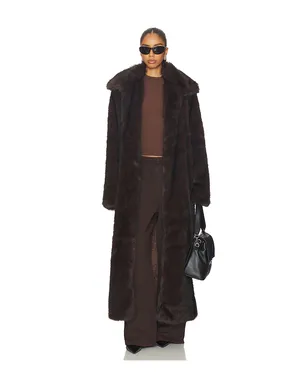 SNDYS FAUX FUR TRENCH コート - サムネイル1