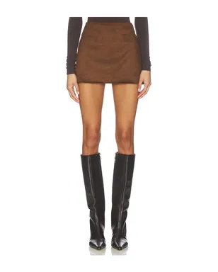 SNDYS JACQUI FAUX SUEDE MINI スカート - サムネイル1
