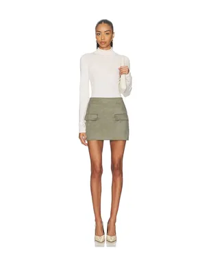 SNDYS AMELIA FAUX SUEDE MINI スカート - サムネイル5