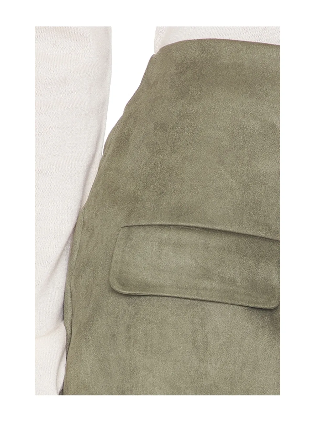 SNDYS AMELIA FAUX SUEDE MINI スカート - 画像6