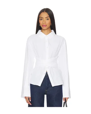 SNDYS TEIGAN CINCHED BUTTON シャツ - サムネイル1