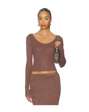 SNDYS RUMER LONG SLEEVE KNIT トップ - サムネイル1