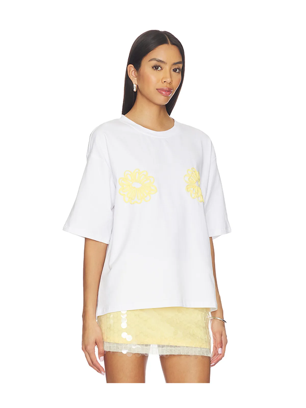 SNDYS MAI TAI CORD FLORAL Tシャツ - 画像2
