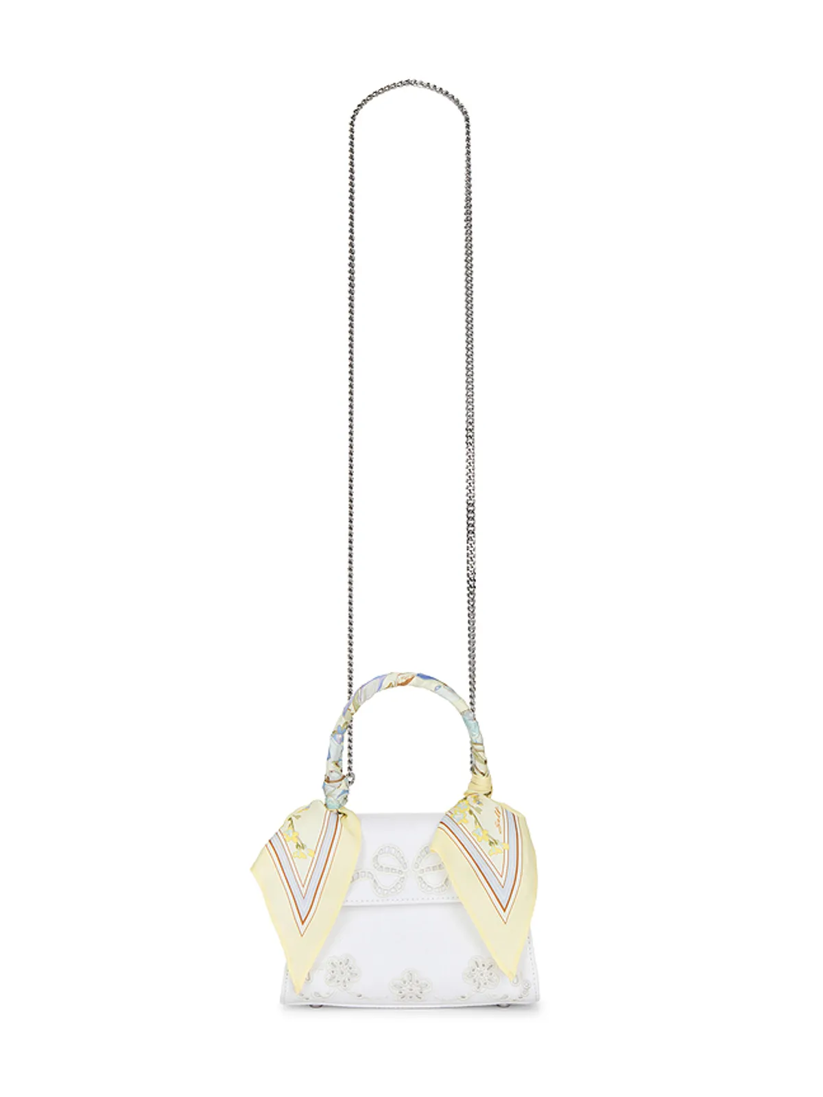 self-portrait HANDBAG ハンドバッグ - Cream,White. - 画像1
