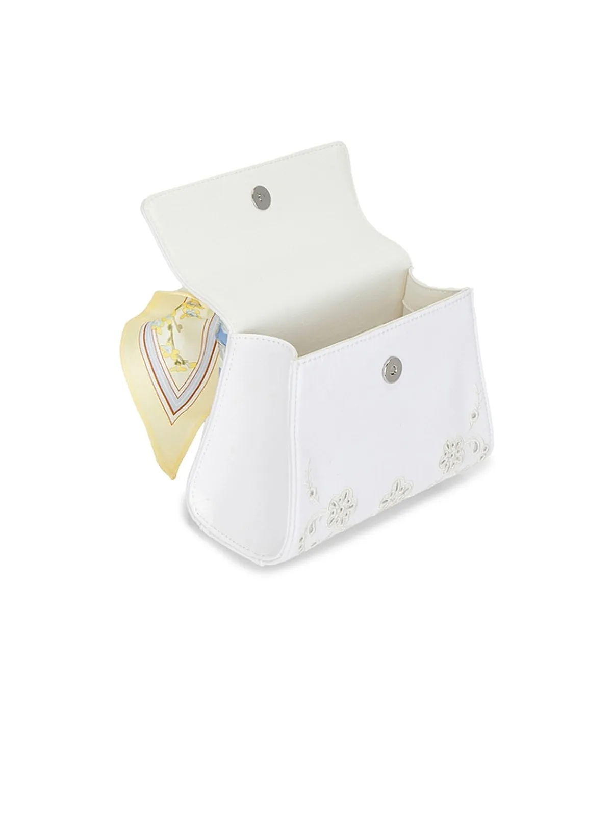 self-portrait HANDBAG ハンドバッグ - Cream,White. - 画像5
