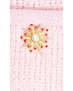 self-portrait JEWEL ボタンニットミニスカート - サムネイル5