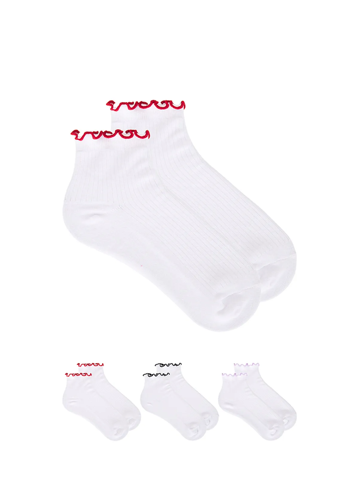 Stems RUFFLE くるぶし丈靴下 - 画像1