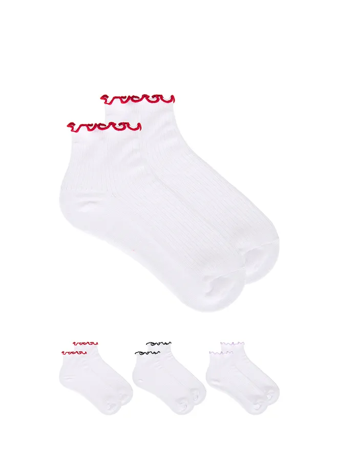Stems Stems RUFFLE くるぶし丈靴下の商品画像