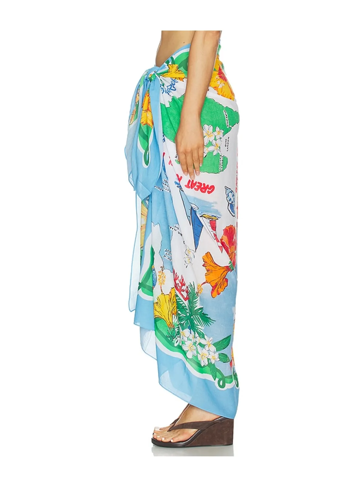 Seafolly VIVA VACATION サロン - Blue,Green. - 画像3